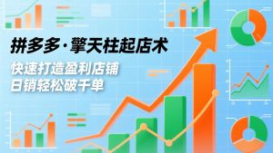 拼多多·擎天柱起店术,爆流布局、利润起飞、不断流,快速打造盈利店铺,日销破千单(更新)-KJ分享