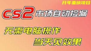 CS2市场挂机项,无需电脑操作,无需进入游戏,当天见效果,支持任何形式验证-KJ分享