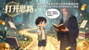 付费文1+2：年轻人还能抓住的几大隐形翻身机会：打开思路，发现那些闷声发财的冷门赛道-KJ分享