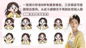 一张照片秒变N种专属表情包,三步搞定可爱搞怪治愈风,从此斗图聊天不再到处存别人图-KJ分享