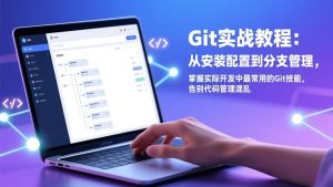 Git实战教程：从安装配置到分支管理，掌握实际开发中最常用的Git技能，告别代码管理混乱-KJ分享