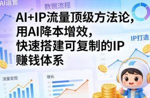 AI+IP流量顶级方法论，用AI降本增效，快速搭建可复制的IP賺钱体系-KJ分享