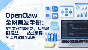 OpenClaw 全网首发手册:5万字+持续更新,从部署到玩法,一站式掌握 AI 工具实操全流程-KJ分享
