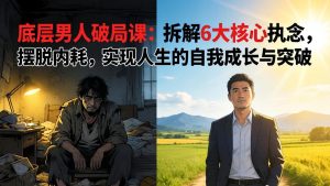 付费文章:底层男人破局课:拆解 6 大核心执念,摆脱内耗,实现人生的自我成长与突破-KJ分享
