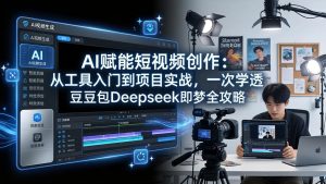 AI赋能短视频创作:从工具入门到项目实战,一次学透豆包Deepseek即梦全攻略-KJ分享