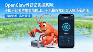 OpenClaw养虾记实操系列-更新：手把手部署本地智能助理，手机指挥龙虾全天候搞定杂活-KJ分享