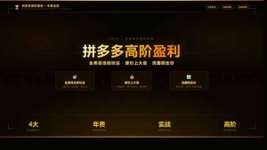 拼多多高阶盈利年费会员(更新3月31)：全类目活动玩法、原价上大促、洗图防比价等核心盈利技术-KJ分享