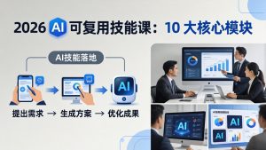 2026AI可复用技能-4月新课：10大核心模块，手把手教你把AI用进工作、产出成果-KJ分享