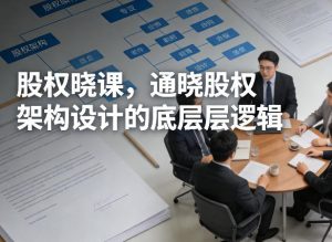 股权晓课，通晓股权架构设计的底层逻辑-KJ分享
