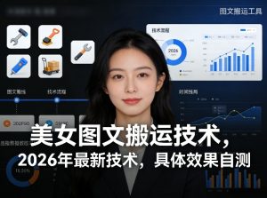 美女图文搬运技术,2026年最新技术,具体效果自测-KJ分享