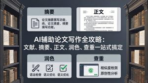 AI辅助论文写作全攻略:文献、摘要、正文、润色、查重一站式搞定-KJ分享