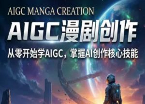 AIGC精品漫剧创作全流程解析，S级漫剧教学，从零开始学AIGC漫剧创作-KJ分享