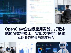 OpenClaw企业级应用实战，打造本地化AI数字员工，实现大模型与企业本地业务场景的深度融合(更新0329)-KJ分享
