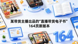 某带货主播出品的《直播带货电子书》164页新版本-KJ分享