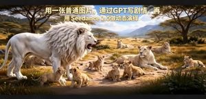 用一张普通图片,通过GPT写剧情,再用Seedance 2.0做动态演绎,居然能生成迪士尼风格搞笑动画-KJ分享