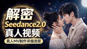 Seedance 2.0解密教程：零基础制作真人MV全流程-KJ分享