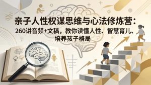亲子人性权谋思维与心法修炼营:260讲音频+文稿,教你读懂人性、智慧育儿、培养孩子格局-KJ分享