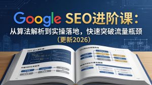 Google SEO进阶课:从算法解析到实操落地,快速突破流量瓶颈(更新2026-KJ分享