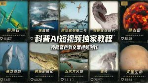 科普造物主AI短视频独家教程：从软件安装、壳隆音色到文案视频创作，零基础快速做爆款-KJ分享
