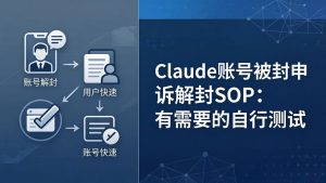 Claude账号被封申诉解封SOP：有需要的自行测试-KJ分享