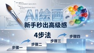 AI绘画入门别再硬磕了！即梦4步法：万能提示词公式+BRTR框架，新手秒出高级感-KJ分享