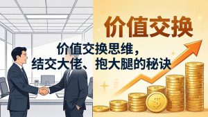某付费文章：价值交换思维，结交大佬、抱大腿的秘诀-KJ分享
