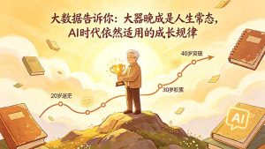 付费文章：大数据告诉你：大器晚成是人生常态，AI 时代依然适用的成长规律-KJ分享