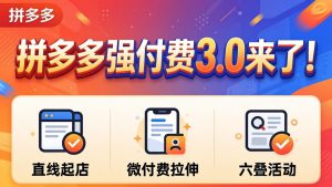 拼多多强付费3.0来了(更新4月-KJ分享