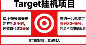 海外平台Target，正规运营商合作、技术兜底长期稳定、防风控、任务不断档、收益透明、灵活提…-KJ分享