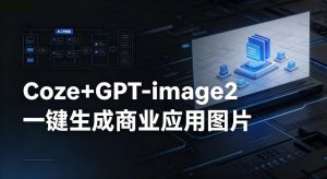 【Coze工作流搭建实操教程】coze+GPT-image2一键生成商业应用图片，全流程保姆级教学-KJ分享