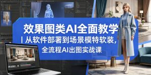 效果图类AI全面教学|从软件部署到场景模特软装,全流程AI出图实战课-KJ分享