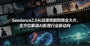 Seedance2.0从动漫爽剧到商业大片，全方位解读AI影视行业新动向-KJ分享
