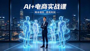 AI+电商实战课,1人+N个AI 智能体,把SOP变AI员工,实现降本增效提高利润-KJ分享