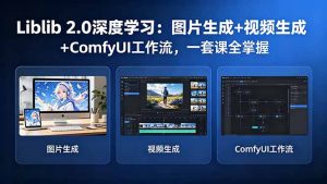 Liblib 2.0深度学习：图片生成+视频生成+ComfyUI工作流，一套课全掌握-KJ分享