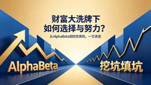 付费文章:财富大洗牌下如何选择与努力?从AlphaBeta到挖坑填坑,一文讲透-KJ分享