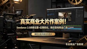 真实商业大片作案例！Seedance 2.0参数设置+后期优化，教你落地商业广告-KJ分享