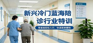 新兴冷门蓝海陪诊行业特训，零基础轻松入行，快速接单赚钱-KJ分享