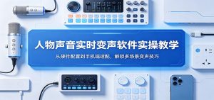 人物声音实时变声软件实操教学:从硬件配置到手机端适配,解锁多场景变声技巧-KJ分享