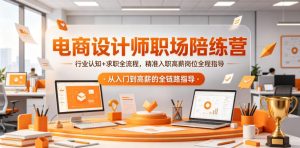 电商设计师职场陪练营，行业认知+求职全流程，精准入职高薪岗位全程指导-KJ分享