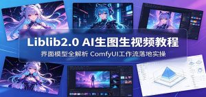 Liblib2.0 AI生图生视频教程:界面模型全解析,ComfyUI工作流落地实操-KJ分享
