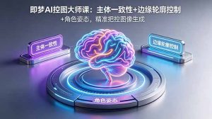 即梦AI控图大师课:主体一致性+边缘轮廓控制+角色姿态,精准把控图像生成-KJ分享