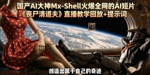 国产AI大神Mx-Shell火爆全网的AI短片《丧尸清道夫》直播教学回放+提示词-KJ分享