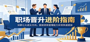 职场晋升进阶指南：深耕七大成长方向，提前修炼管理能力实现快速提拔-KJ分享