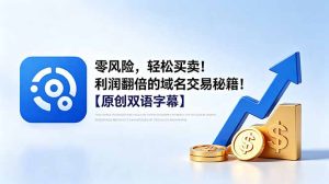 零风险,轻松买卖!利润翻倍的域名交易秘籍!【原创双语字幕】-KJ分享