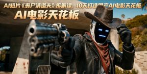 AI短片《丧尸清道夫》拆解课,10天打造国产AI电影天花板-KJ分享