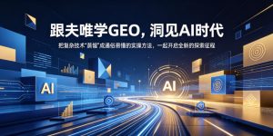 跟夫唯学GEO，洞见AI时代，把复杂技术“蒸馏”成通俗易懂的实操方法，一起开启全新的探索征程-KJ分享