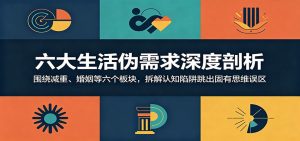 六大生活伪需求深度剖析:围绕减重、婚姻等六个板块,拆解认知陷阱跳出固有思维误区-KJ分享