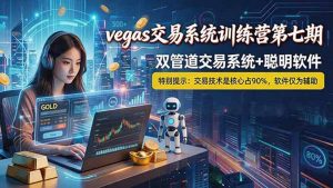【海外美金AI搬砖】Vegas交易技术+聪明软件， 黄金期货日赚50-1000U， 长期稳定，小白轻松上手-KJ分享