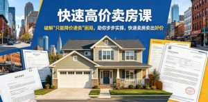 快速高价卖房课，破解“只能降价速卖”困局，助你步步实操，快速卖房卖出好价(更新2026)-KJ分享