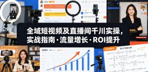 全域短视频及直播间千川实操,实战指南·流量增长·ROI提升(更新)-KJ分享